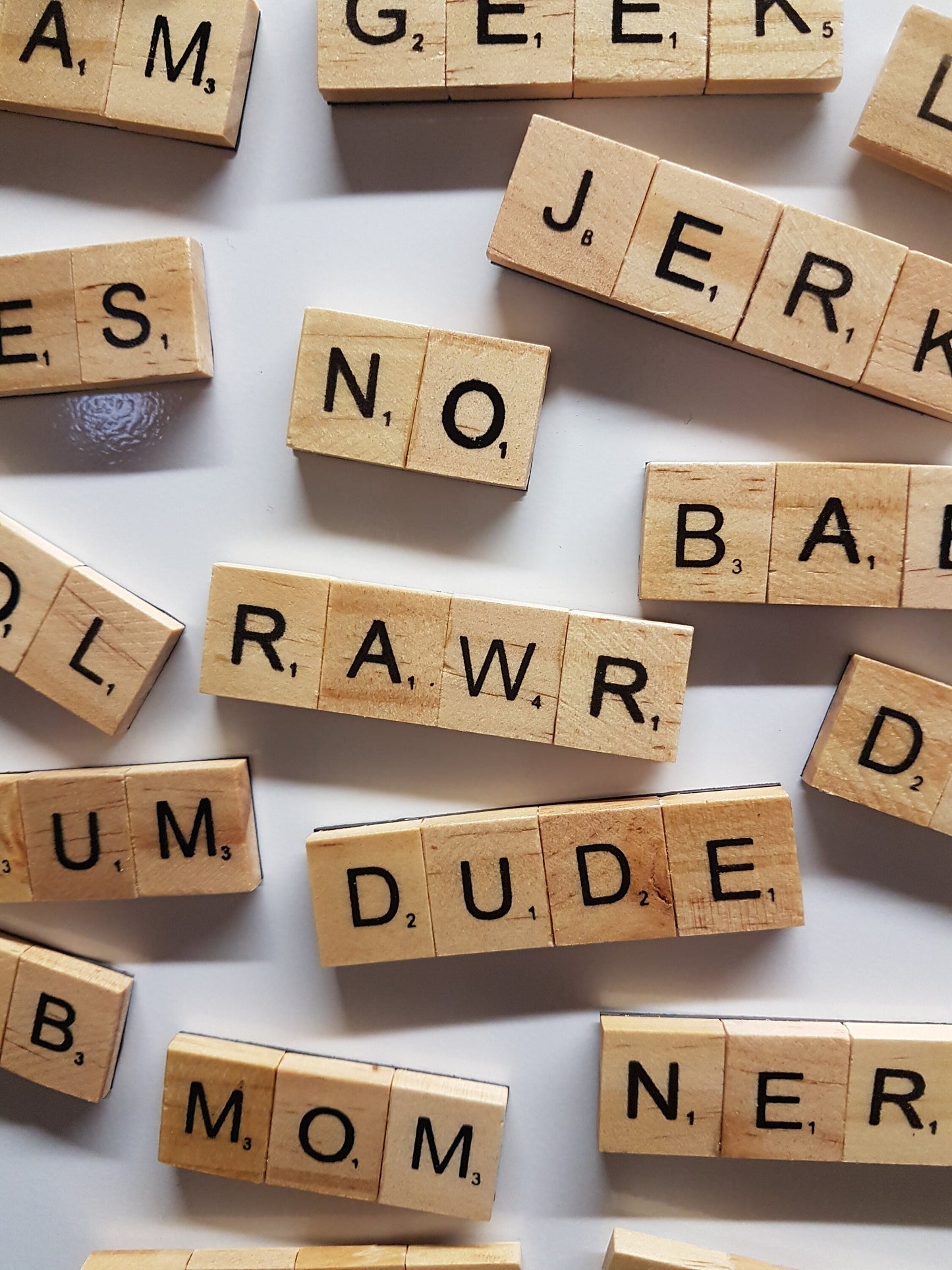 Offensive Scrabble custom fridge magnets refrigerator magnets swearwords- handmade offensive gifts